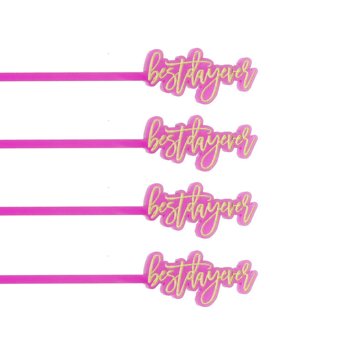 I found this at #moonandlola! - Best Day Ever Drink Stirrers close up