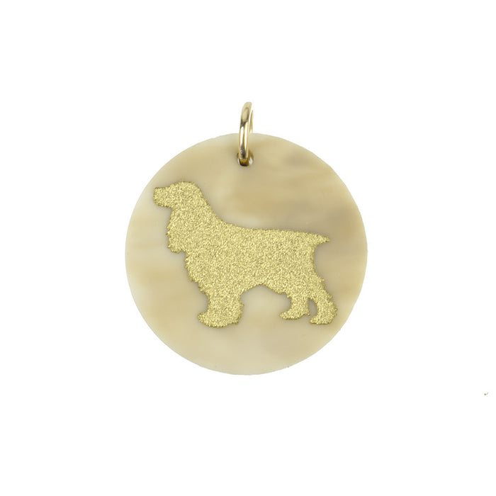 I found this at #moonandlola! - Eden Cocker Spaniel Charm Blonde Tortoise