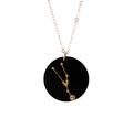 I found this at #moonandlola! - Acrylic Zodiac Constellation Charm on Apex Chain Ebony