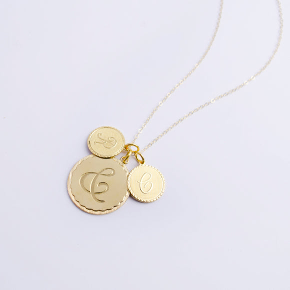 Moon and Lola - Dalton Ampersand Charm on apex chain