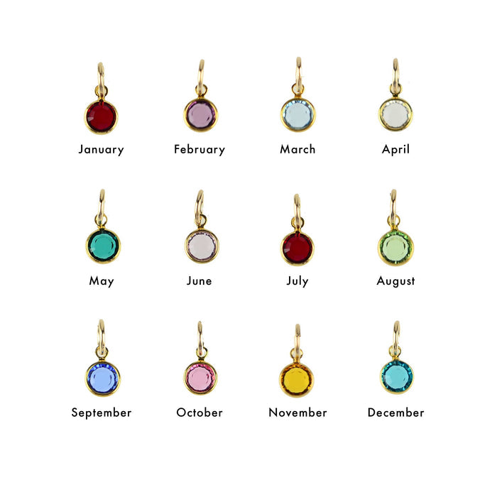 Moon and Lola - Birthstone Chart