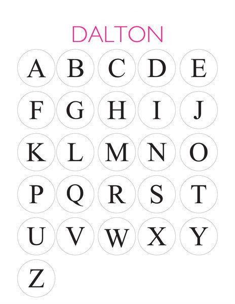 I found this at #moonandlola! - Dalton Font Sheet