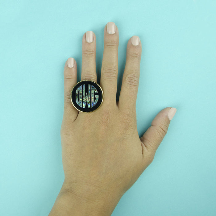 I found this at #moonandlola! - Calypso Round Ring Extra Large