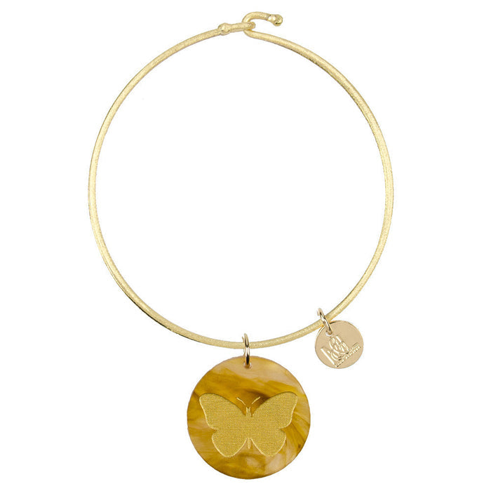 I found this at #moonandlola! - Eden Butterfly Charm Bangle