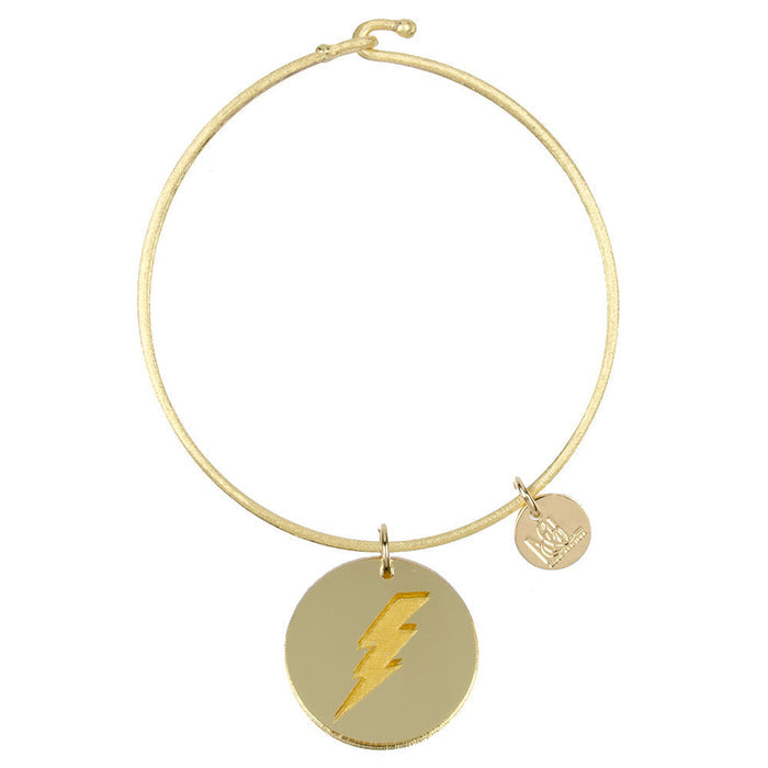 I found this at #moonandlola! - Eden Lightning Bolt Charm Bangle