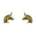 Moon and Lola - Fina 14K Gold Unicorn Studs