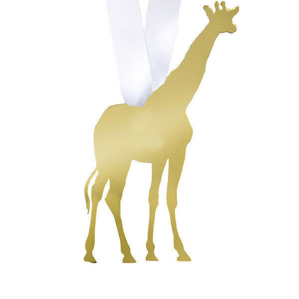 I found this at #moonandlola! - Giraffe Ornament Mirrored Gold