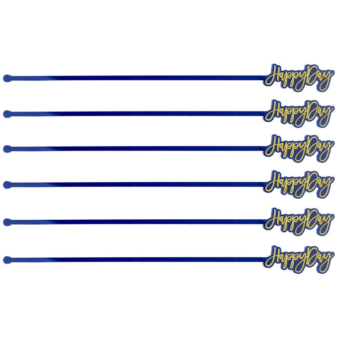 I found this at #moonandlola! - Happy Day Drink Stirrers Cobalt