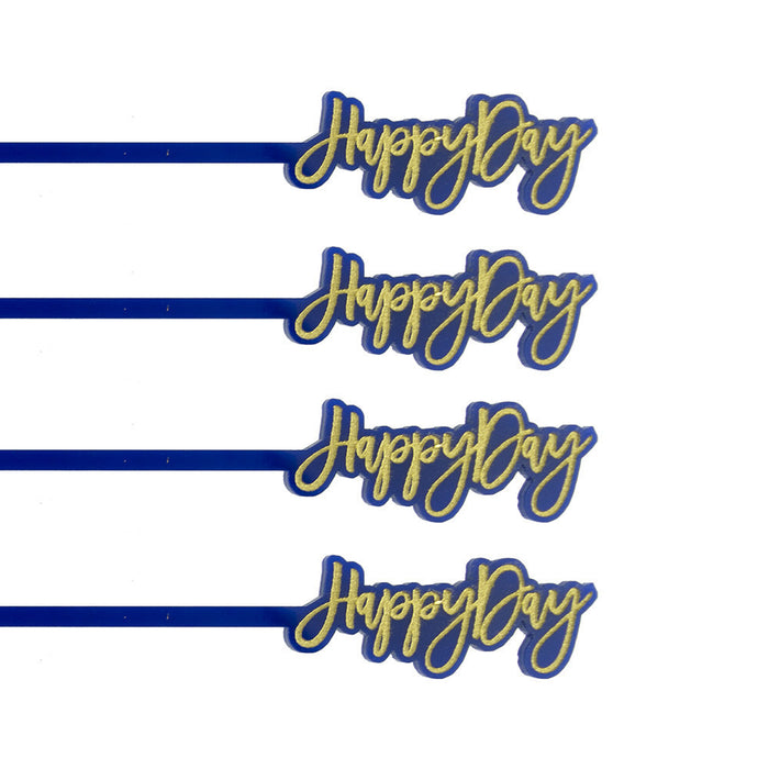 I found this at #moonandlola! - Happy Day Drink Stirrers close up