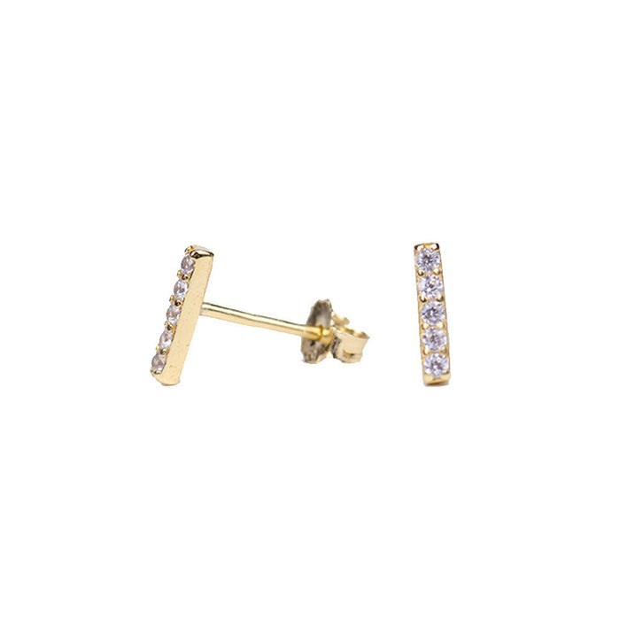 I found this at #moonandlola! - Hawthorne Studs side view