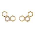 I found this at #moonandlola! - Honeycomb Studs