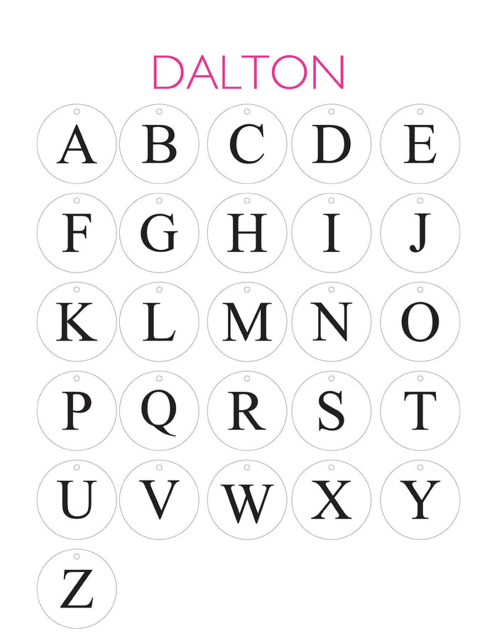 Moon and Lola - Dalton Font Sheet