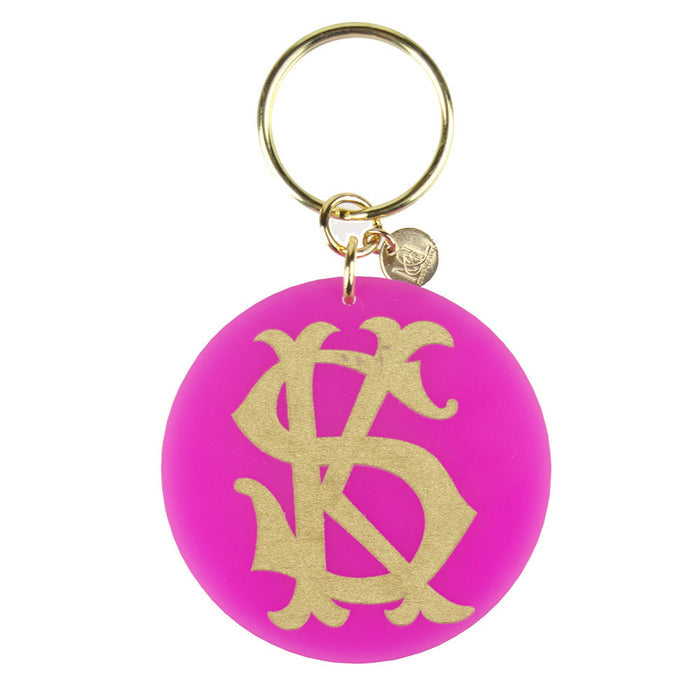 Moon and Lola xx Emily McCarthy Key Chain Interlocking Font