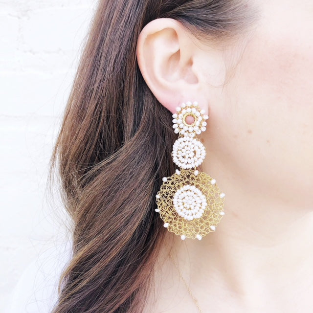 Moon and Lola - Papara Pearl Earrings