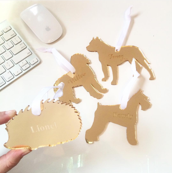 I found this at #moonandlola! - Pitbull Ornament Styled