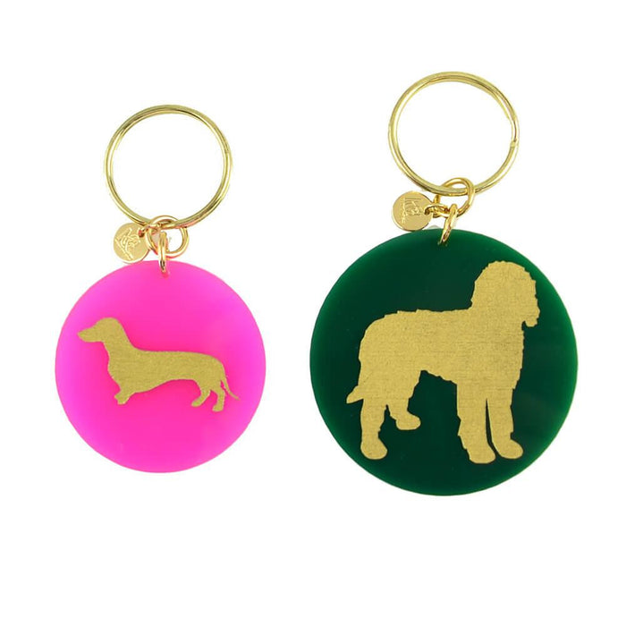 Moon and Lola - Pet Keychain