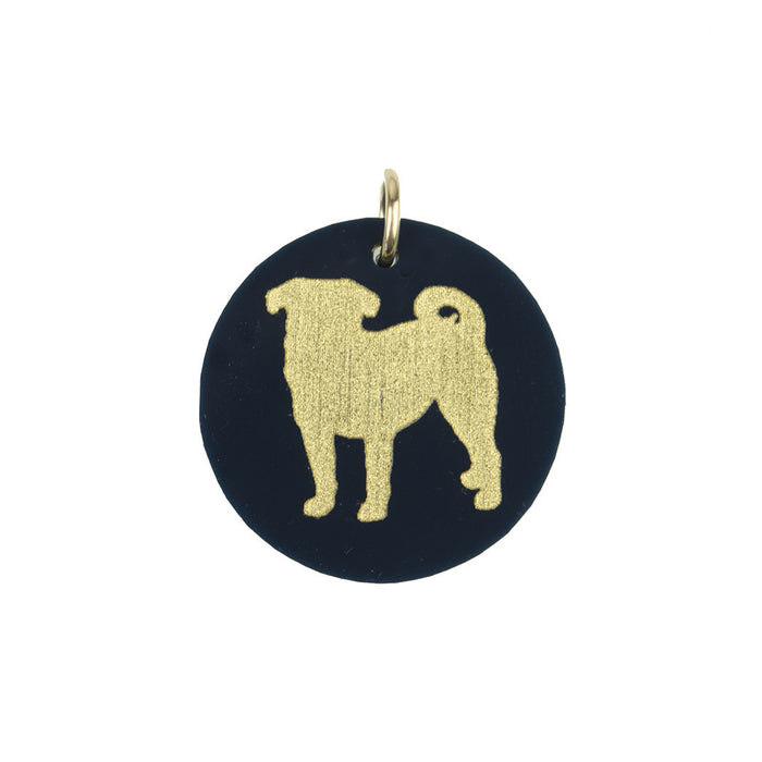 I found this at #moonandlola! - Eden Pug Charm Ebony