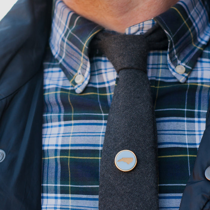 I found this at #moonandlola! - State Lapel Pin Carolina Blue with North Carolina in Gold