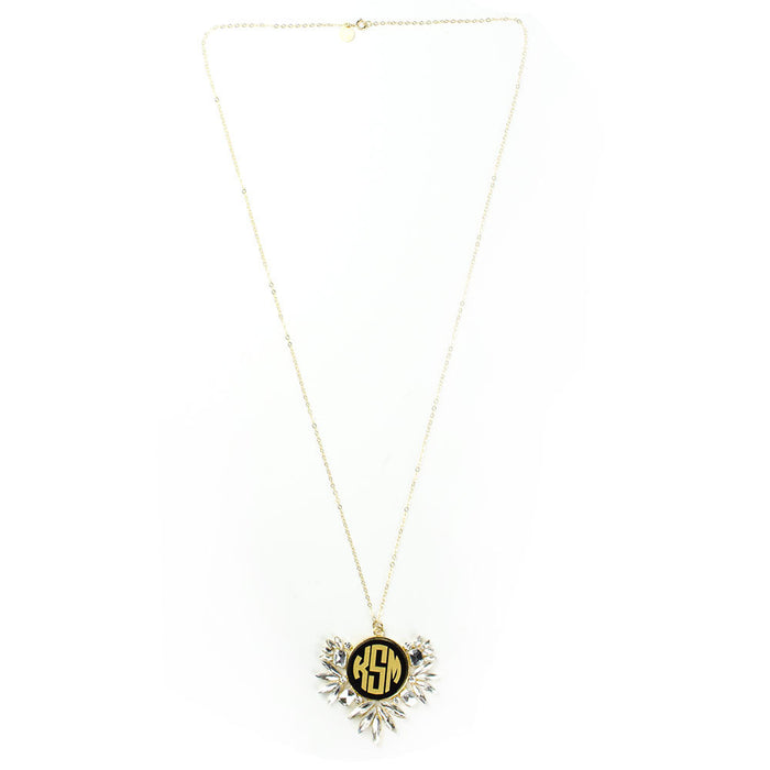 I found this at #moonandlola! - Vienna Monogram Necklace Long