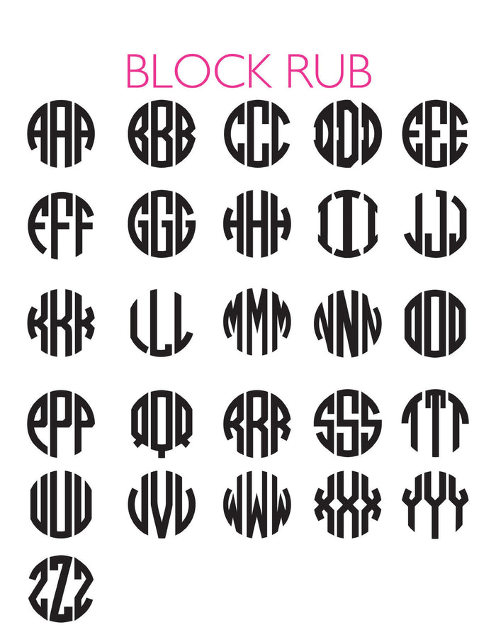 I found this at #moonandlola! - 3 Letter Block Font Chart