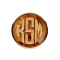 I found this at #moonandlola! - Vineyard Monogram Brooch